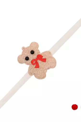 kids cartoon rakhi with roli chawal and raksha bandhan card