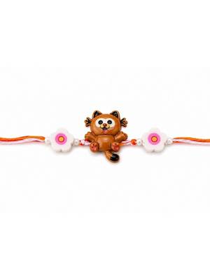 kids cartoon rakhi with roli chawal and raksha bandhan card 3