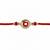 evil eye designer rakhi with roli chawal and raksha bandhan card