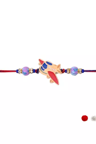kids cartoon rakhi with roli chawal and raksha bandhan card