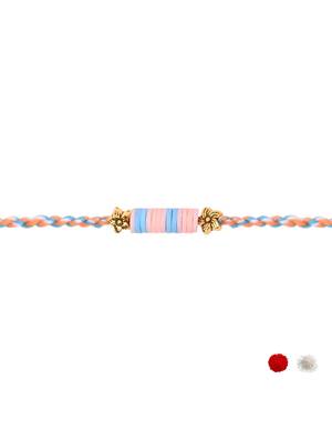 clay kids rakhi with roli chawal and raksha bandhan cards 3