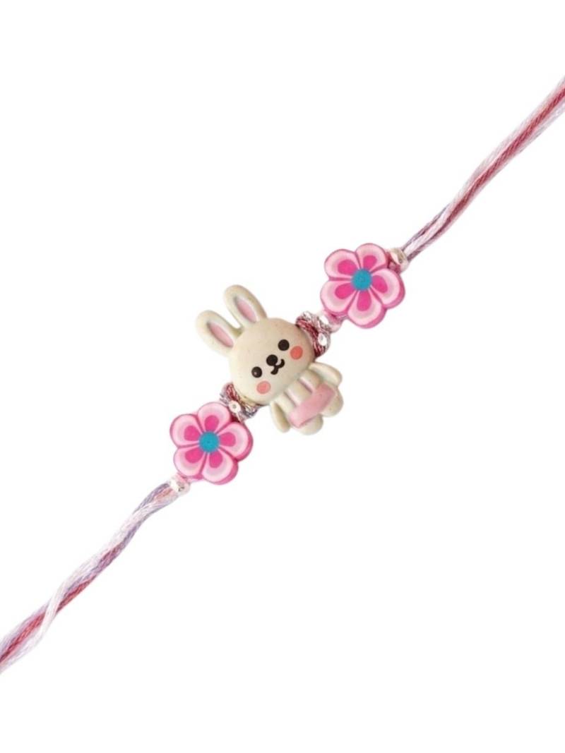 kids rakhi with roli chawal and raksha bandhan cards