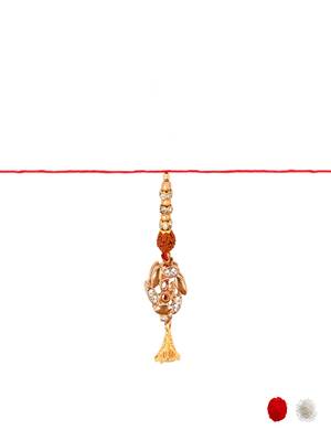 designer om rakhi with roli chawal and raksha bandhan cards 4
