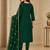 Women’s embroidered unstitched salwar suit dress material with dupatta
