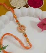 kids rakhi with roli chawal and raksha bandhan cards