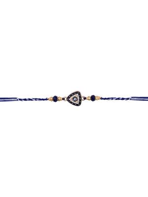 evil eye rakhi with roli chawal and raksha bandhan cards 3