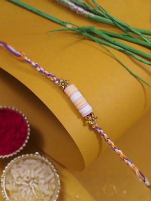 clay kids rakhi with roli chawal and raksha bandhan cards 1