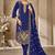 Women’s embroidered unstitched salwar suit dress material with dupatta