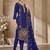 Women’s embroidered unstitched salwar suit dress material with dupatta