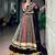 Multicolor Printed Pure Rayon Free Size Stitched Lehenga Choli Set with Lace Borders