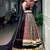 Multicolor Printed Pure Rayon Free Size Stitched Lehenga Choli Set with Lace Borders