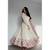 Off white vichitra silk wear embroidery anarkali suit set