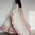 Off white vichitra silk wear embroidery anarkali suit set