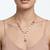 925 Sterling Silver Rose Gold  Modern Minimalist Adjustable Geometric Hexagon Lariat Necklace Set 
