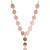 925 Sterling Silver Rose Gold  Modern Minimalist Adjustable Geometric Hexagon Lariat Necklace Set 