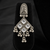 Oxidised Silver Multicolor Choker Necklace Set with Earrings & Maang Tikka for Women, Navratri Garba Jewellery