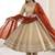 Heavy georgette and heavy embroidery sequence  work cream readymade ethnic gown