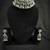 Oxidised Silver Elephant Choker Necklace Set with Earrings for Women, Traditional Tribal Navratri Garba Jewellery