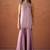 Mauve crunchy beads work kurta palazzo set