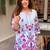 Off white cotton printed kurta with pant