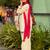 Off white cotton heavy thread embroidery work kurta patiala gharara set