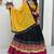 Black Rayon Cotton Navratri Lehenga Choli