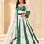 Green Navratri Rayon Mirror Work Chaniya Choli with Dupatta