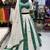 Green Navratri Rayon Mirror Work Chaniya Choli with Dupatta