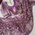 Lavender butterfly net embroidered saree with unstitched blouse