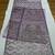 Lavender butterfly net embroidered saree with unstitched blouse