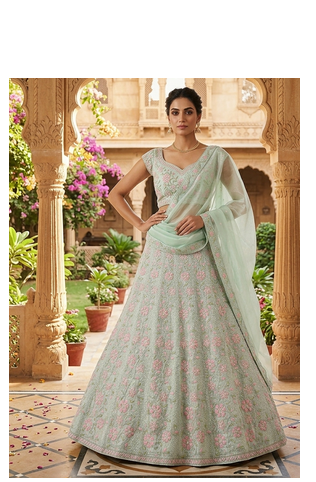 new designer party wear indian and pakistani lehanga  1