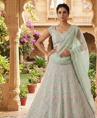 new designer party wear indian and pakistani lehanga 