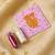 Luxury crystal rakhi with red & green beads for raksha bandhan