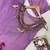 Lavender Rakshabandhan Spacial gold crush kurti palazzo set with embellished koti