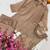 Brown Rakshabandhan Spacial gold crush kurti palazzo set with embellished koti