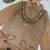 Brown Rakshabandhan Spacial gold crush kurti palazzo set with embellished koti