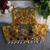 Yellow navratri special kutchi work blouse