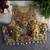 Gold navratri special kutchi work blouse