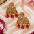 Antique Gold Polki Earrings