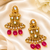 Antique Stone Polki Kundan Earrings