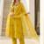 Women Floral Embroidered Regular Thread Work Kurta with Trousers & With Dupatta