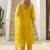 Women Floral Embroidered Regular Thread Work Kurta with Trousers & With Dupatta