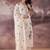 Floral Embroidered Thread Work Straight Kurta With Trousers & Dupatta