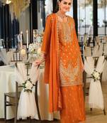 Women Ethnic Motifs Embroidered Regular Kurta with Palazzos & With Dupatta