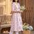 Women Ethnic Motifs Printed Empire Thread Work Pure Cotton Kurta with Trousers