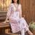 Women Ethnic Motifs Printed Empire Thread Work Pure Cotton Kurta with Trousers