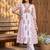 Women Ethnic Motifs Printed Empire Thread Work Pure Cotton Kurta with Trousers