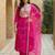 Ethnic Motifs Embroidered Kurta With Trouser & Dupatta