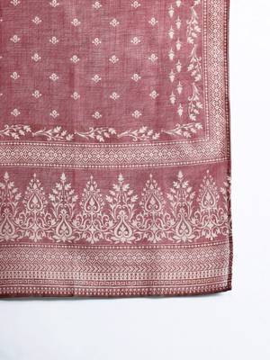 Ethnic Motifs Embroidered Kurta with Trousers & With Dupatta 5