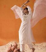Women Ethnic Motifs Embroidered Regular Kurta With Trousers & Dupatta